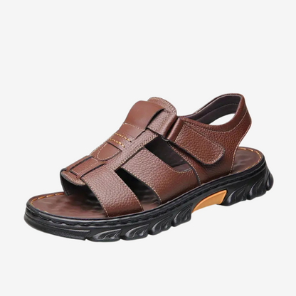 Sandales orthopédiques Drayven en cuir robuste