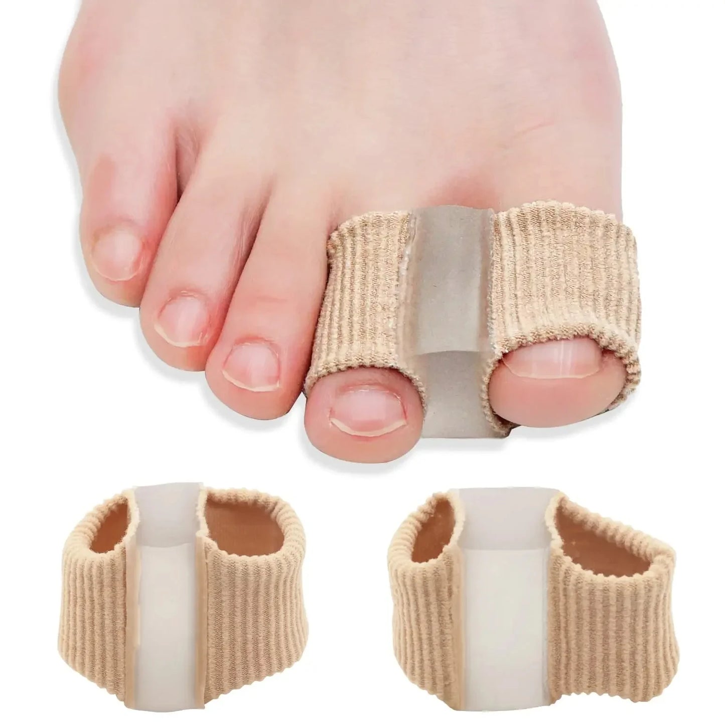 Orthèse Hallux Valgus en gel avec doublure en tissu