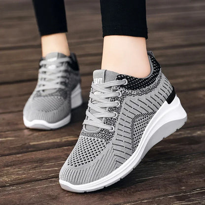 Chaussures orthopédiques femme semelle épaisse effet rehaussant