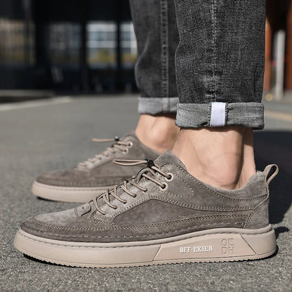 Chaussures orthopédiques en cuir souple à lacets